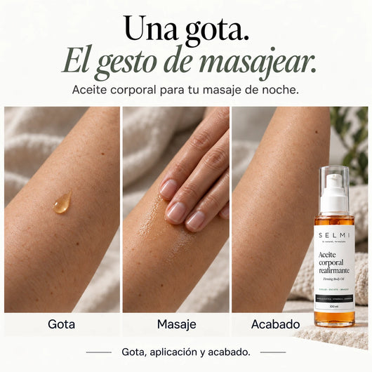 SELMI · Textura y aplicación del aceite