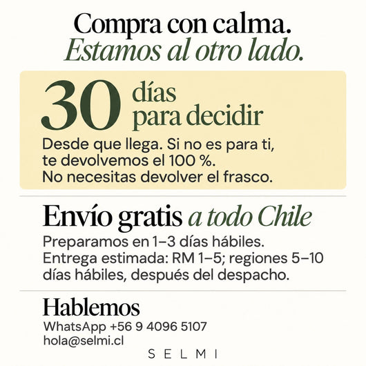 SELMI · Garantía, envío y contacto